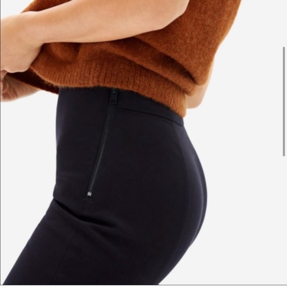 Everlane Dress Pants Side Zip Elastic Waist 4 CQ - Picture 9 of 11